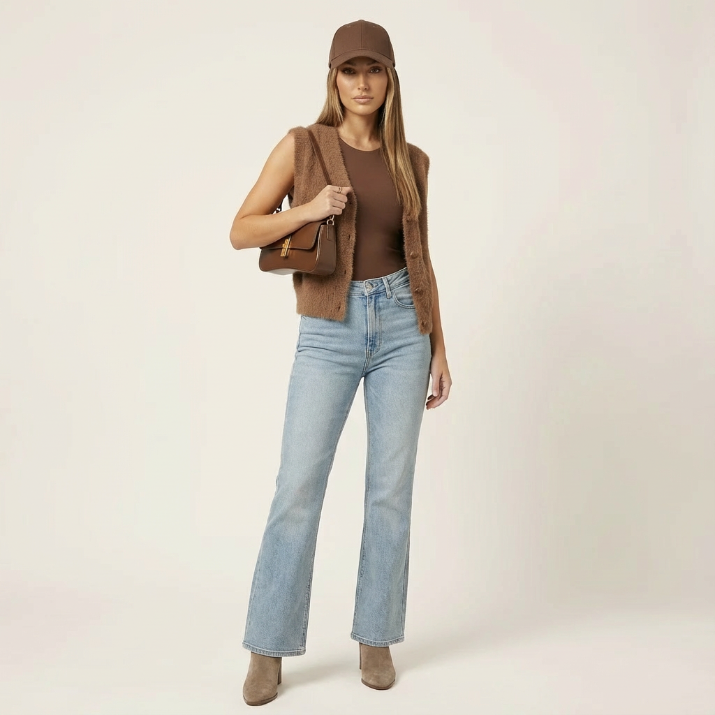 Vellegra Arin Leather Baguette Shoulder Bag