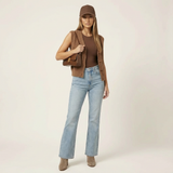 Vellegra Arin Leather Baguette Shoulder Bag