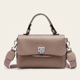 Alvienne Envelope Structured Leather Top Handle - Vellegra