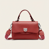 Alvienne Envelope Structured Leather Top Handle - Vellegra