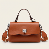 Alvienne Envelope Structured Leather Top Handle - Vellegra