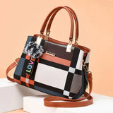 Colorblock Pom Mini Top Handle - VELLEGRA
