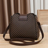 Monogram Flip Clasp Bucket Crossbody - VELLEGRA
