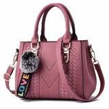 Pom Charm Stitch Panel Mini Tote - VELLEGRA