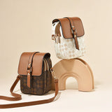 Multi-Zip PU Crossbody Bag for Everyday Essentials
