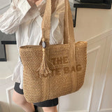 Solmara Woven Beach Tote