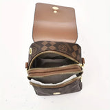 Multi-Zip PU Crossbody Bag for Everyday Essentials