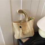 Solmara Woven Beach Tote