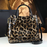 Croc-Embossed Genuine Leather Tote for Work & Daily Style