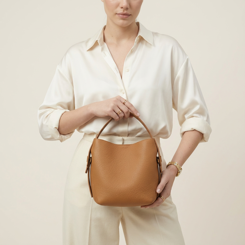 The Solenne Bucket Bag - Vellegra
