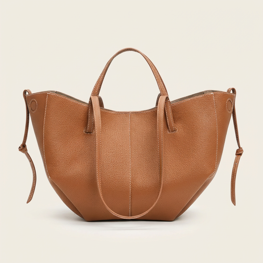 Vellegra Atria Casual Leather Tote - Vellegra