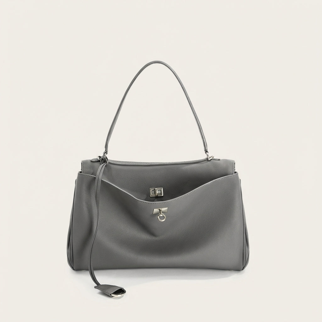 Vellegra Aure Casual Leather Tote - Vellegra