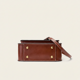 Vellegra Eldara Genuine Leather Top-Handle Crossbody Bag - Vellegra