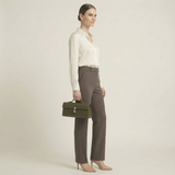 Vellegra Eloria Leather Baguette Bag - Vellegra