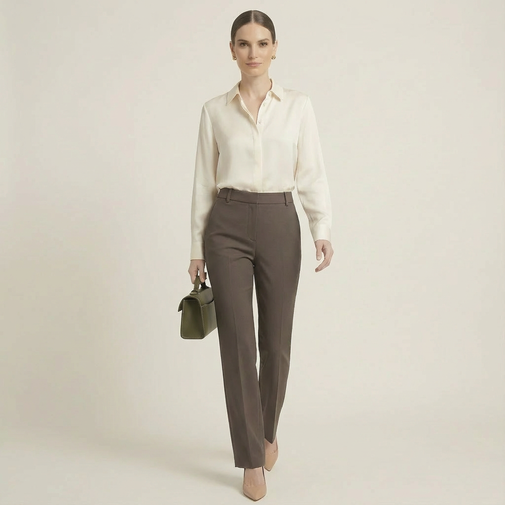 Vellegra Eloria Leather Baguette Bag - Vellegra