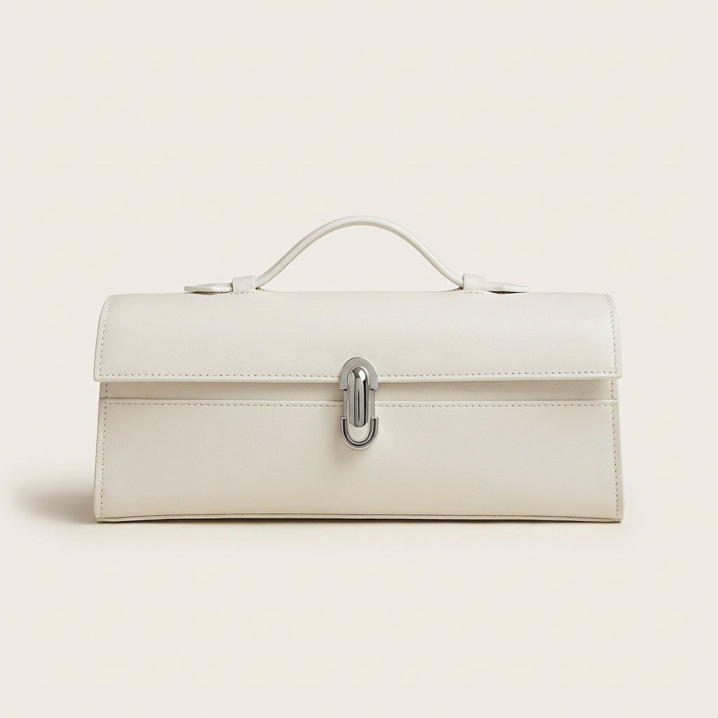 Vellegra Eloria Leather Baguette Bag - Vellegra