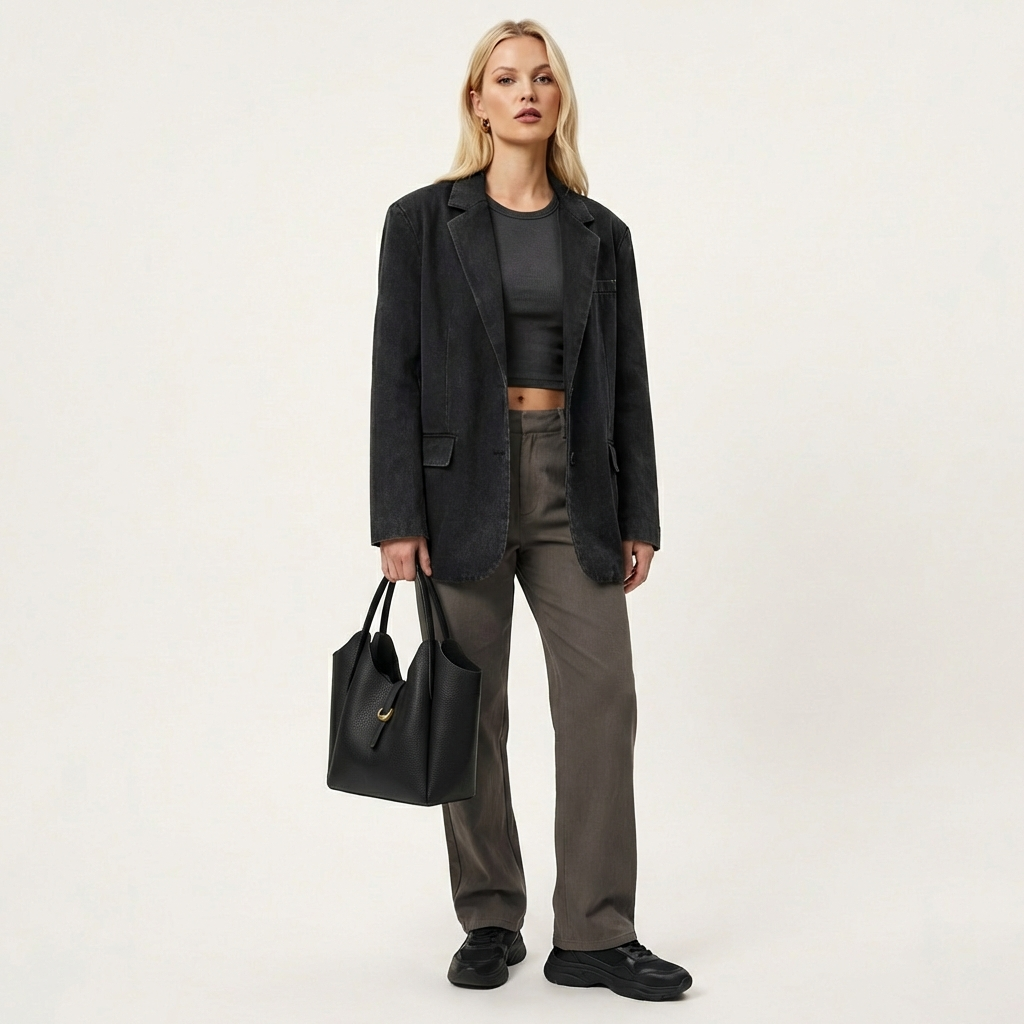 Vellegra Lyra Leather Bucket Bag - Vellegra