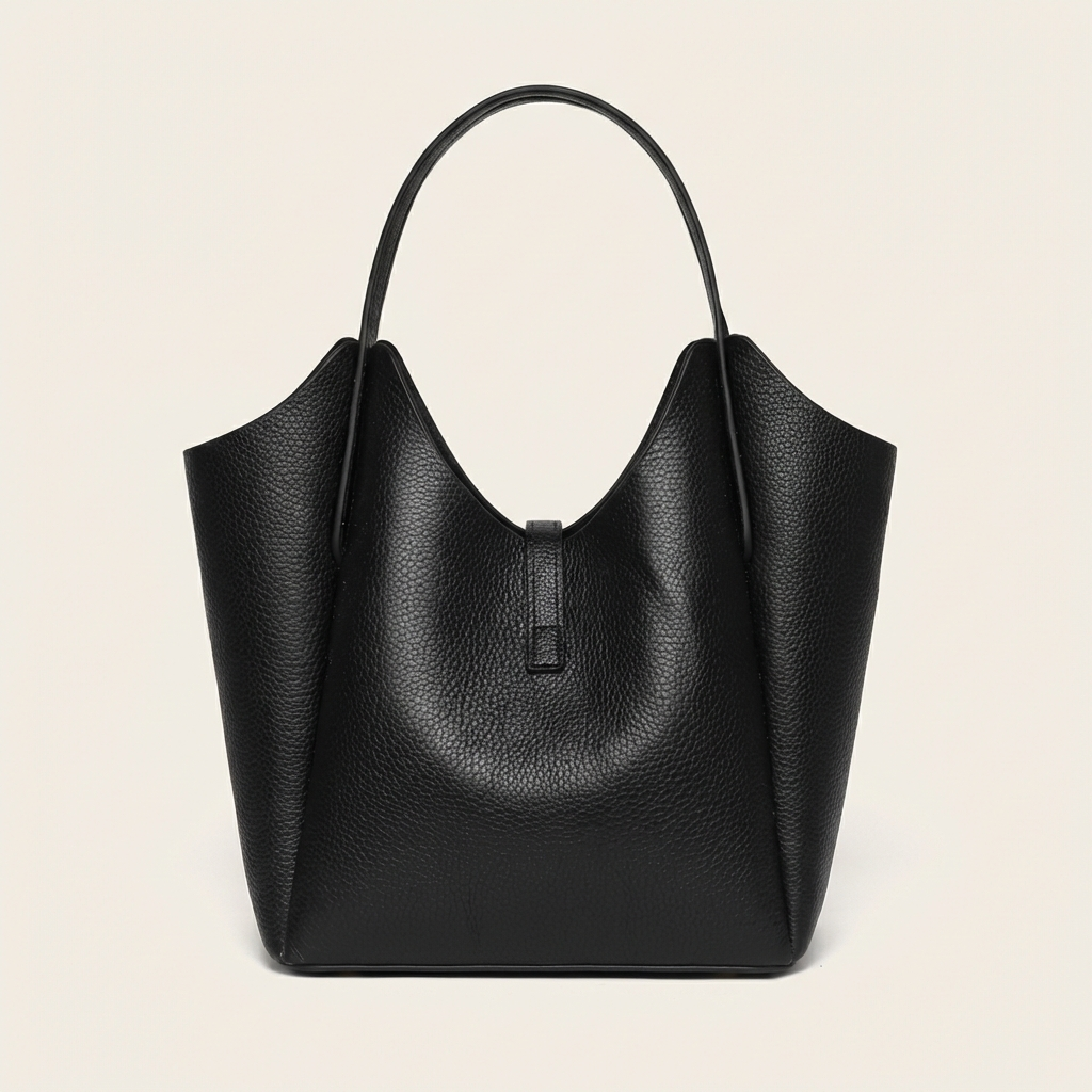 Vellegra Lyra Leather Bucket Bag - Vellegra