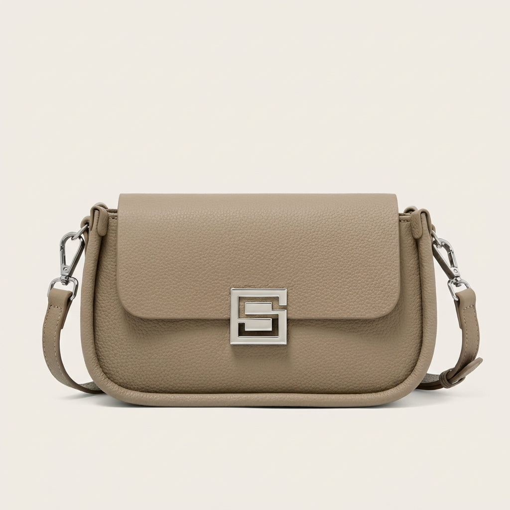 Vellegra Seren Envelope Leather Crossbody Bag - Vellegra