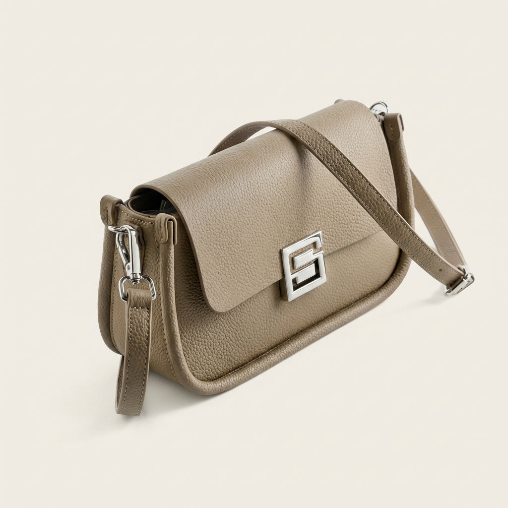 Vellegra Seren Envelope Leather Crossbody Bag - Vellegra