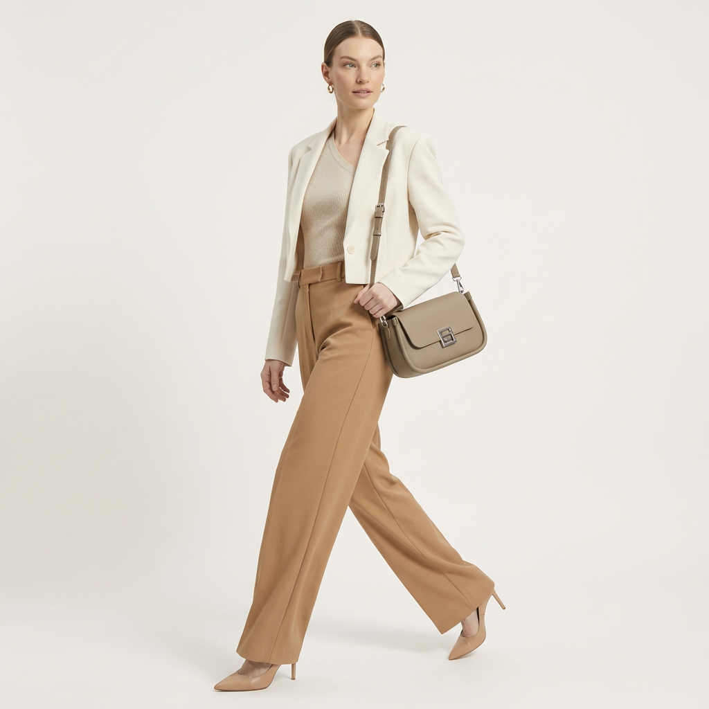 Vellegra Seren Envelope Leather Crossbody Bag - Vellegra