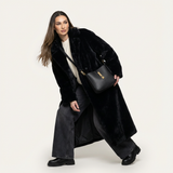 Vellegra Elin Leather Bucket Crossbody Bag